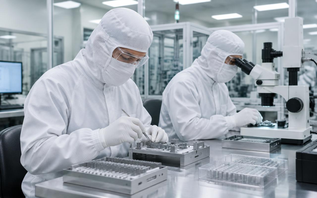 Cleanroom medical device inspection